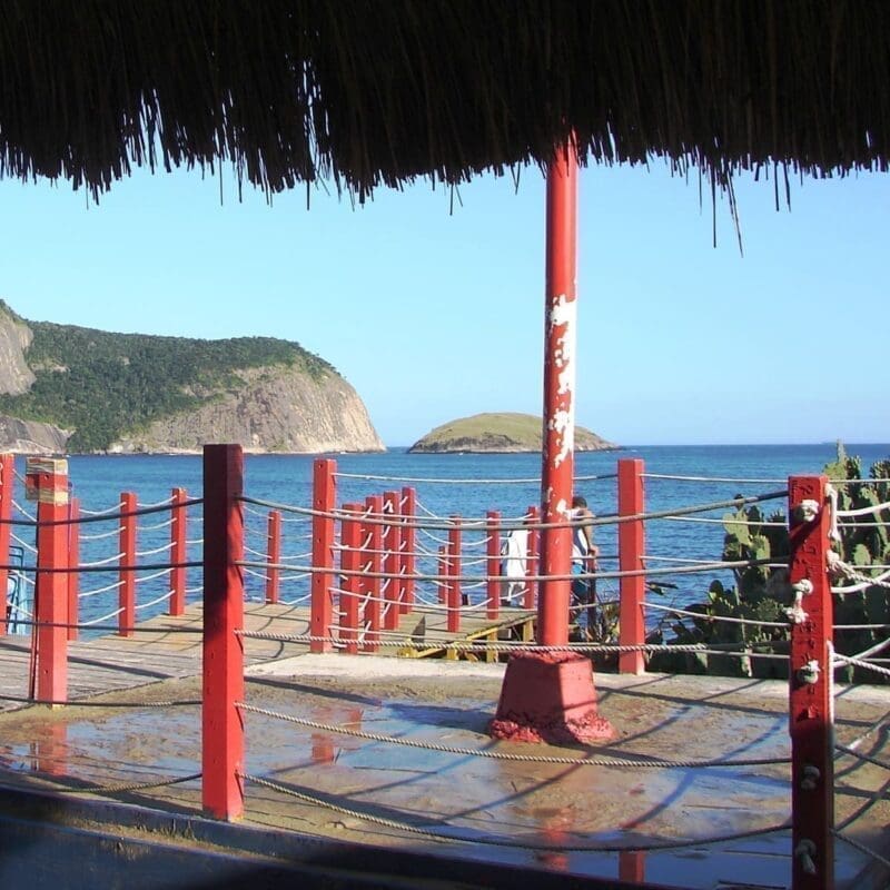 Fresh water shower at Camboinhas