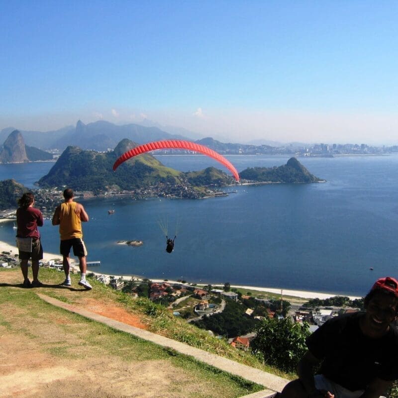 Paragliding near Rio Holiday Hotel