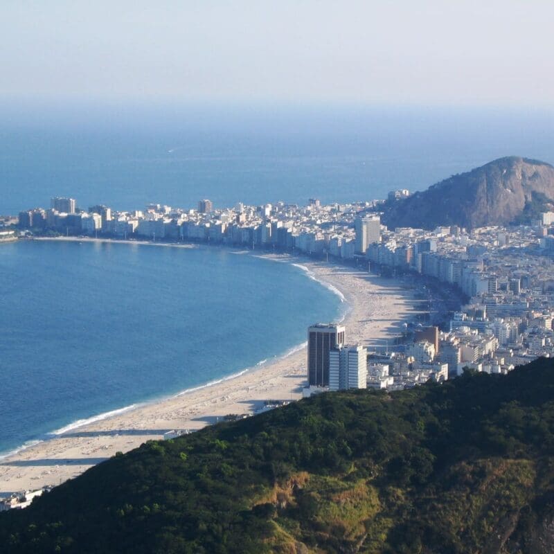 Copacabana Beach view from Sugar Loaf